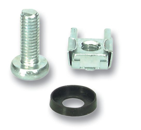Microconnect Käfigmuttern M6 – Edelstahl, 20 Stk.