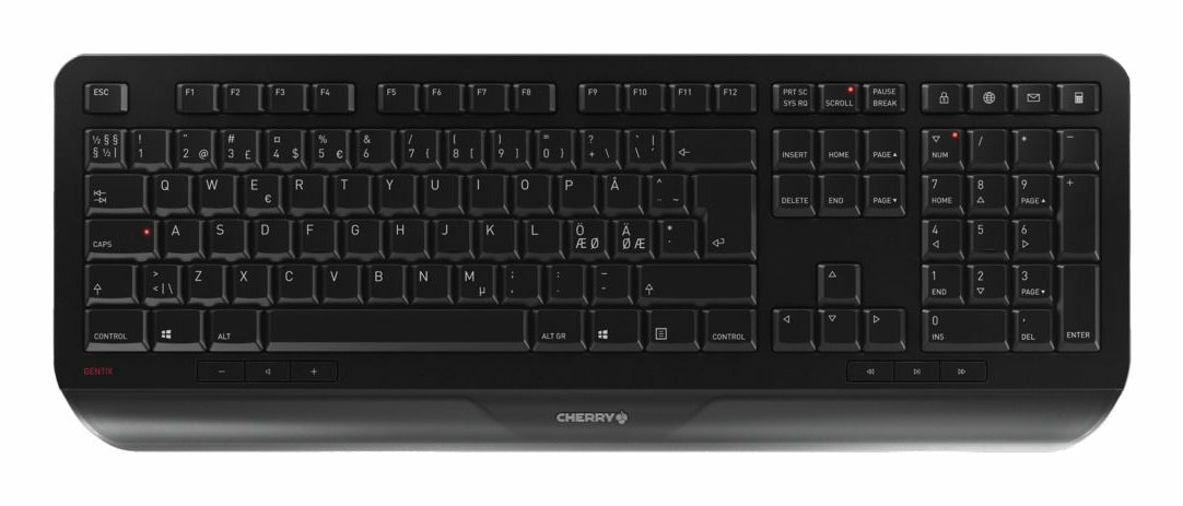CHERRY Tastatur, kabellos (2,4 GHz), Nordisches Layout – für Windows 10, Windows 11, Windows 7