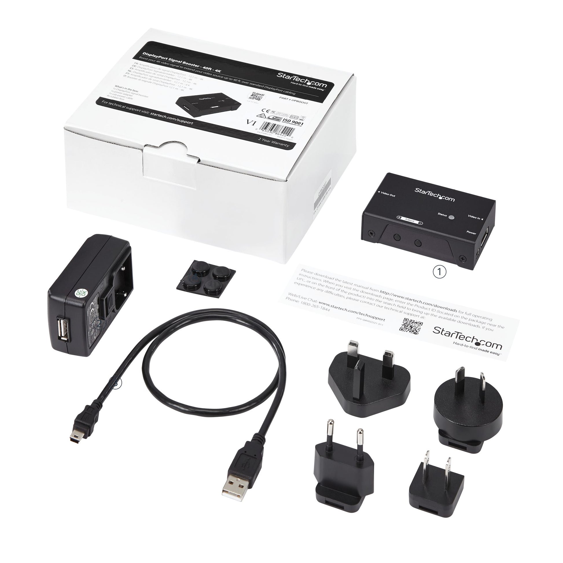StarTech.com DISPLAYPORT BOOSTER – DisplayPort Booster, 19.8 m, für Digital Signage Systeme