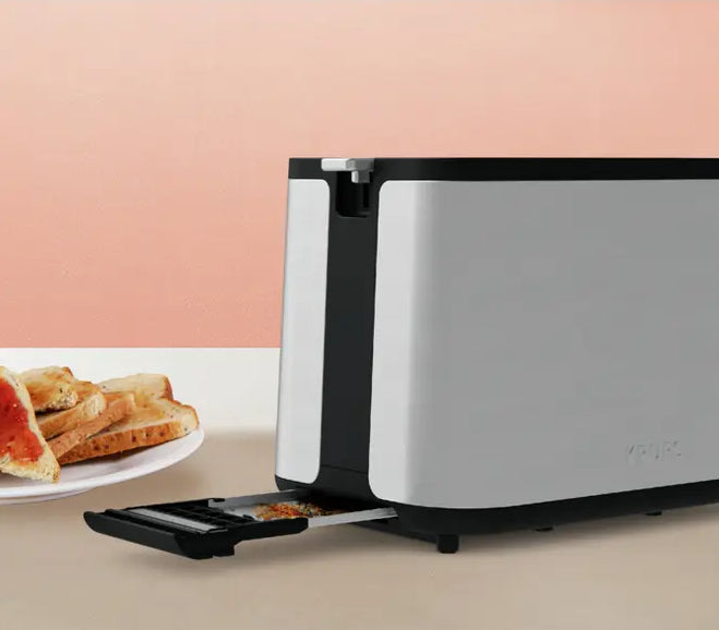 Krups Toaster Control Line – 2 Scheiben, 6 Bräunungsstufen, 850 W – Edelstahl