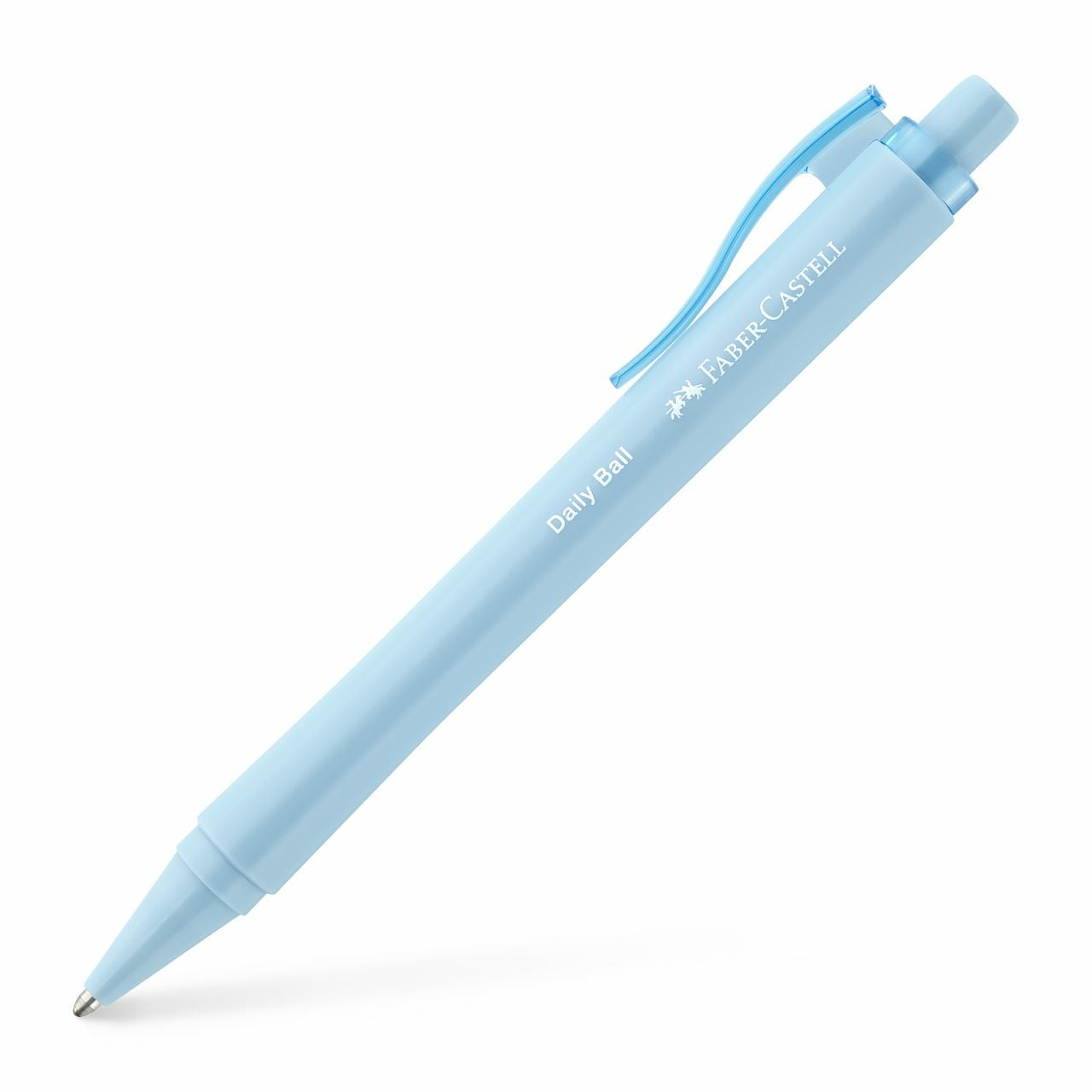 Faber-Castell Daily Ball Kugelschreiber – Blau, Recycelbarer Kunststoff, dokumentenecht, nachfüllbar