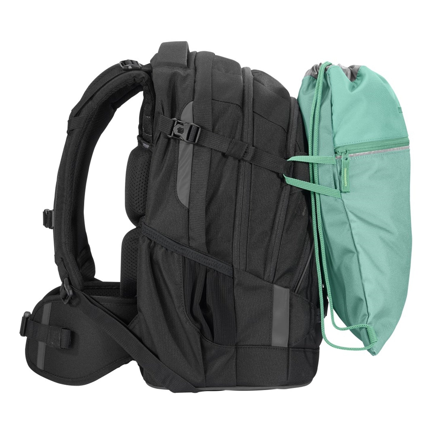 Coocazoo Sportbeutel – 10 l, Motiv All Mint, wasserabweisend, 34 × 43 cm