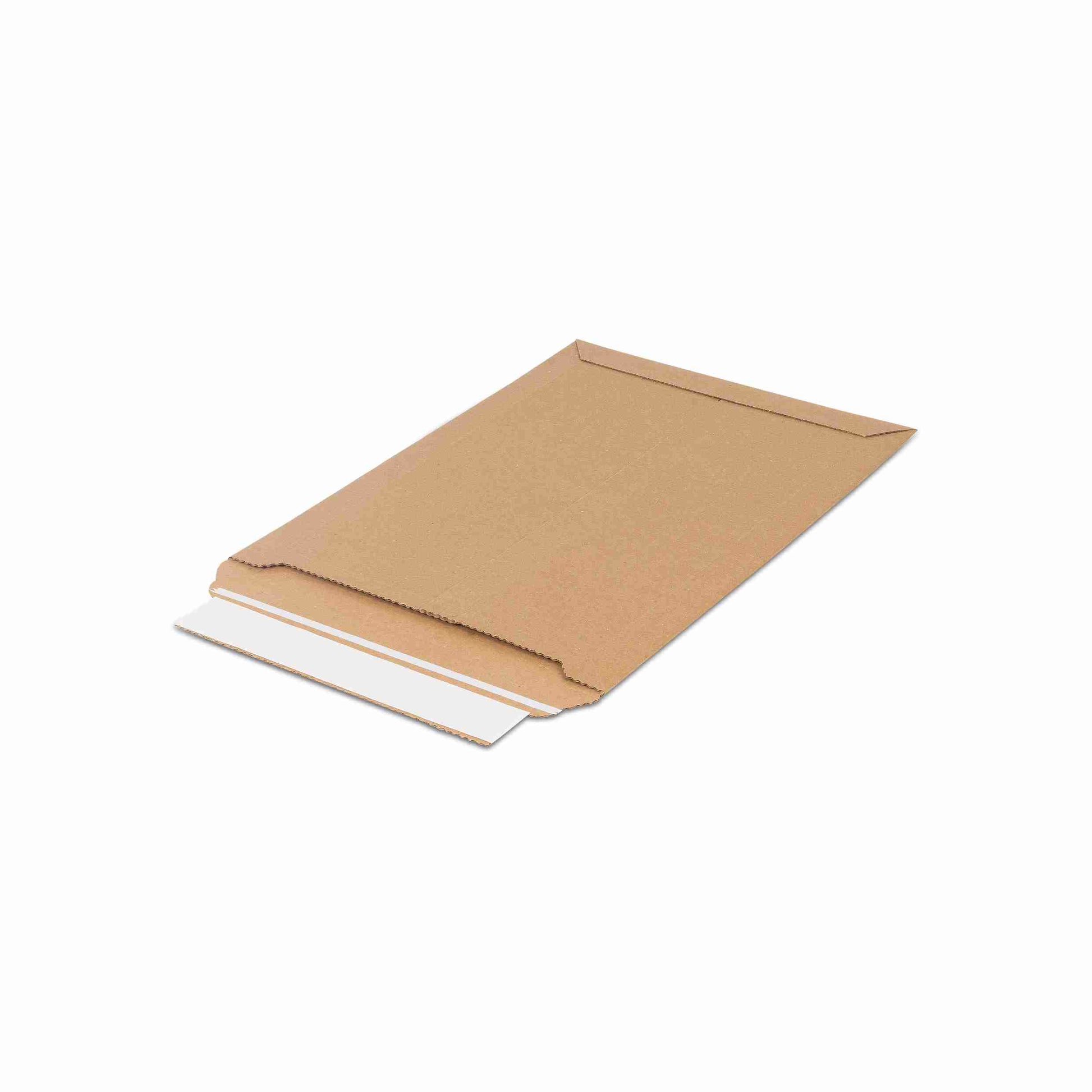 Model Karton-Versandtasche – 250 × 360 × 50 mm, selbstklebend, braun – 1 Stk., ab 20 Stk.