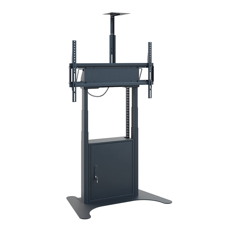 Hagor Bodenständer – 55–86" – VESA 900×600 – bis 120 kg, Höhenverstellbar, Motorisiert – Twin Lift FS-B