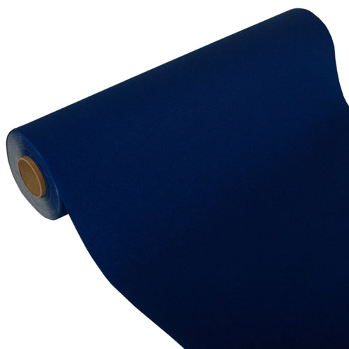 Papstar Tischläufer auf Rolle – 40 cm×24 m, Papier, Dunkelblau