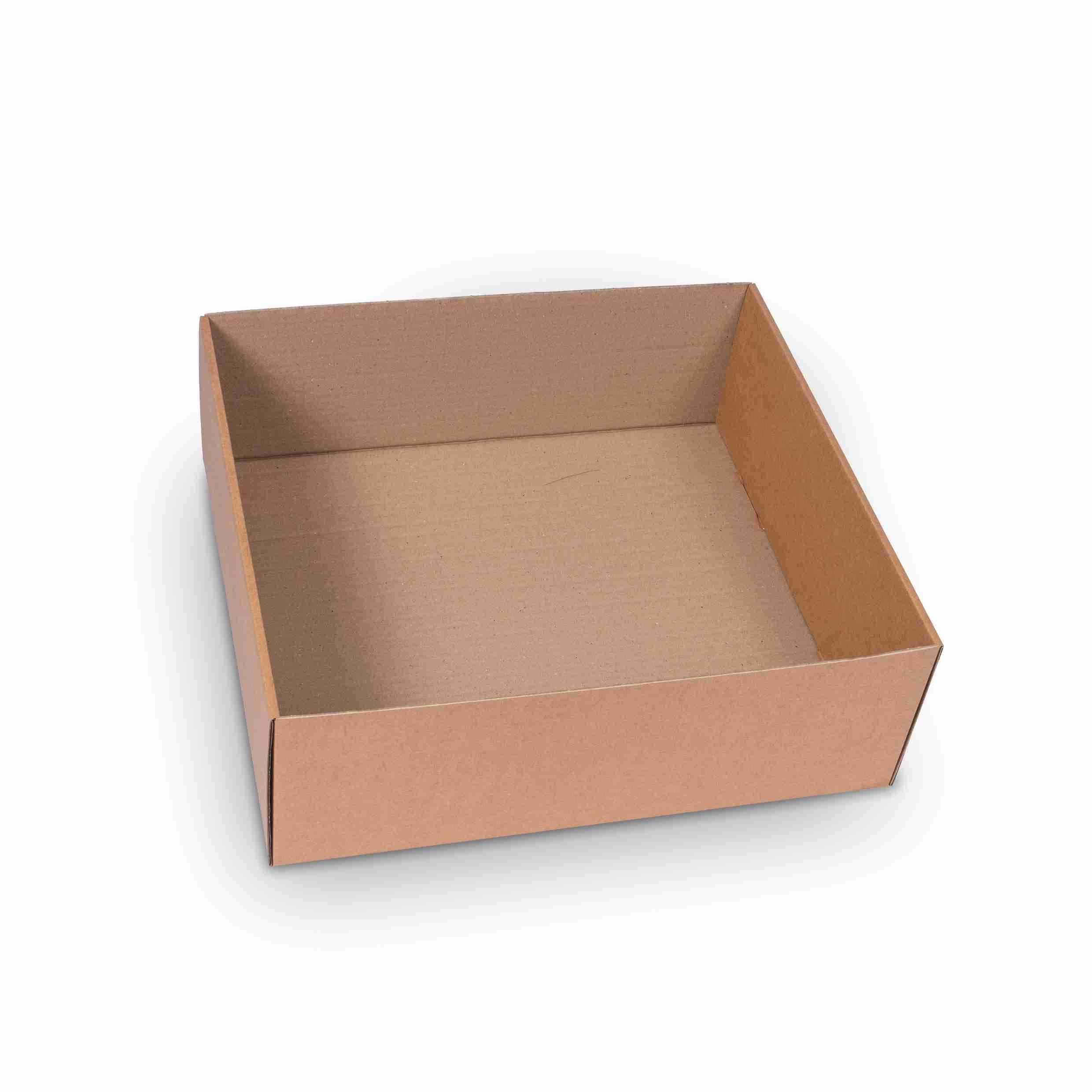 Frische verpackung Teleskopbox – 416 × 388 × 145 mm, braun, nassfest, selbstklebend – 1 Palette (500 Stk.)
