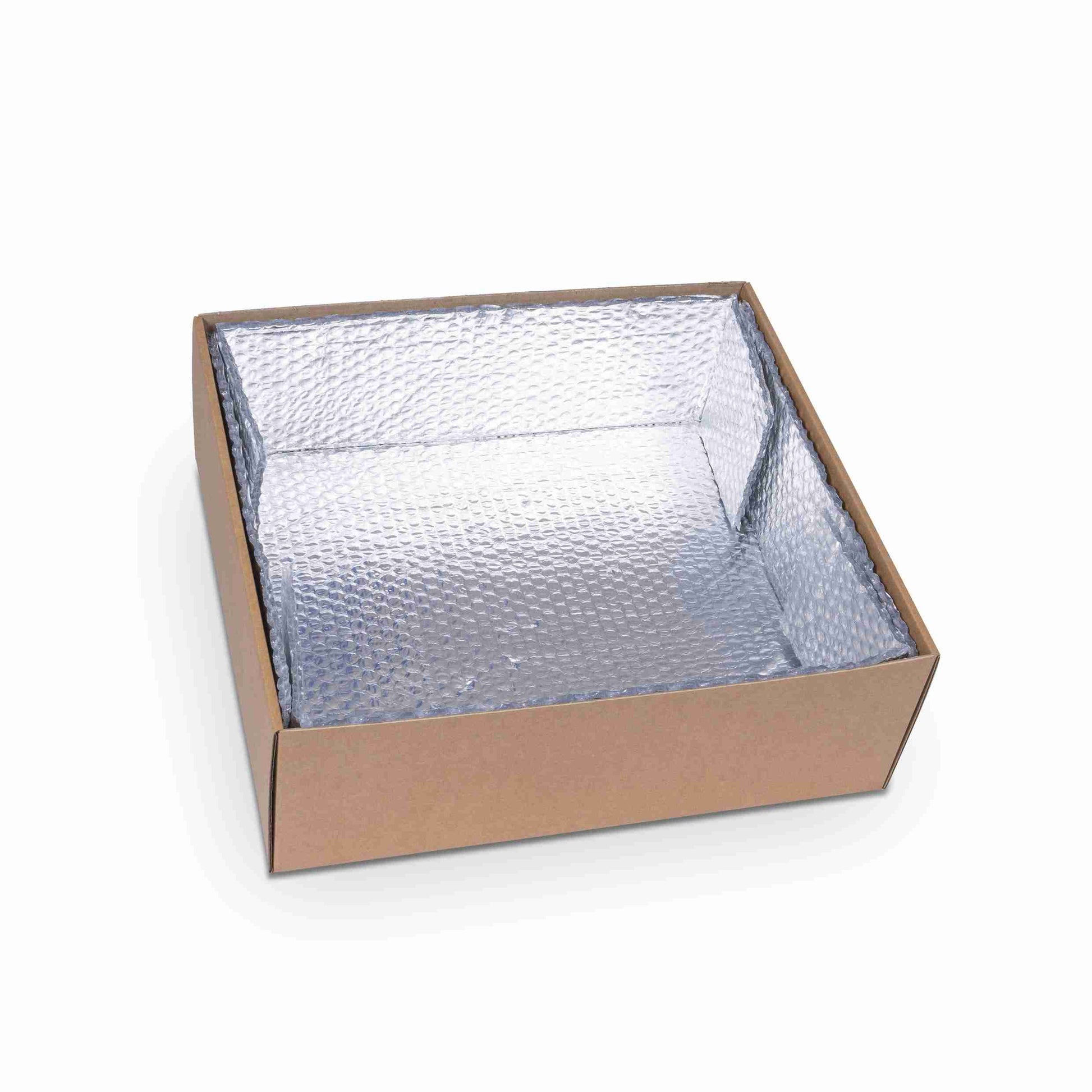 Frische verpackung Teleskopbox – 416 × 388 × 145 mm, braun, Wellkarton, nassfest, Deckel – 1 Stk., ab 20 Stk.