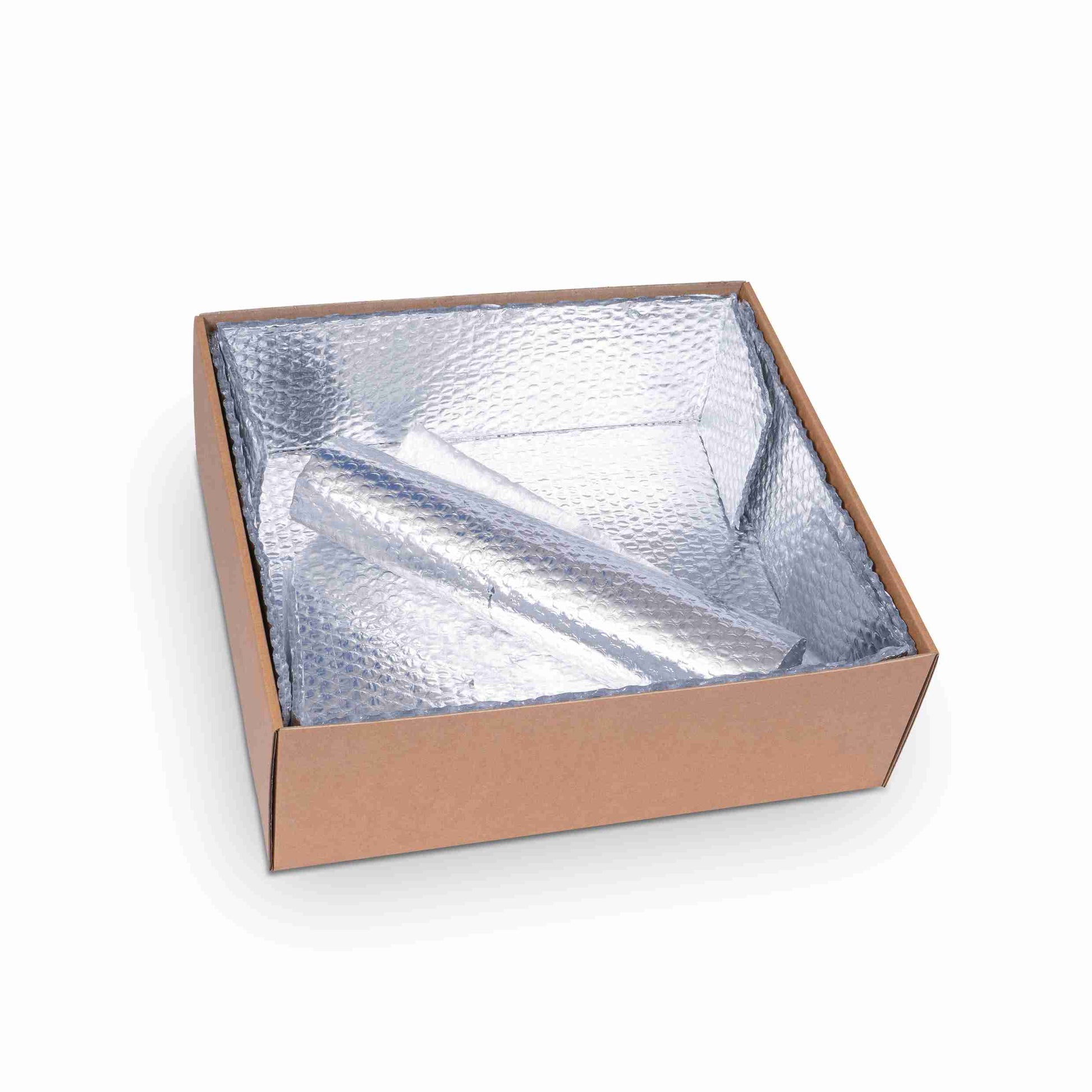 Frische verpackung Teleskopbox – 416 × 388 × 145 mm, braun, nassfest, selbstklebend – 1 Palette (500 Stk.)