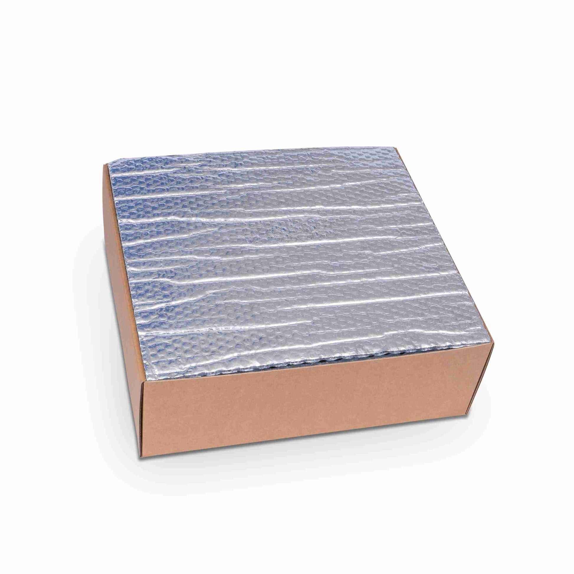 Frische verpackung Teleskopbox – 416 × 388 × 145 mm, braun, nassfest, selbstklebend – 1 Palette (500 Stk.)