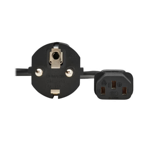 Eaton Netzkabel, IEC C13 auf Schuko (CEE 7/7), 250 V, 2 m, Schwarz