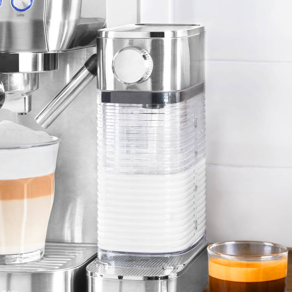 Gastroback Piccolo Pro M Espressomaschine (Siebträger) – für E.S.E., 20 bar, 1,3 l Wassertank, 0,7 l Milchtank
