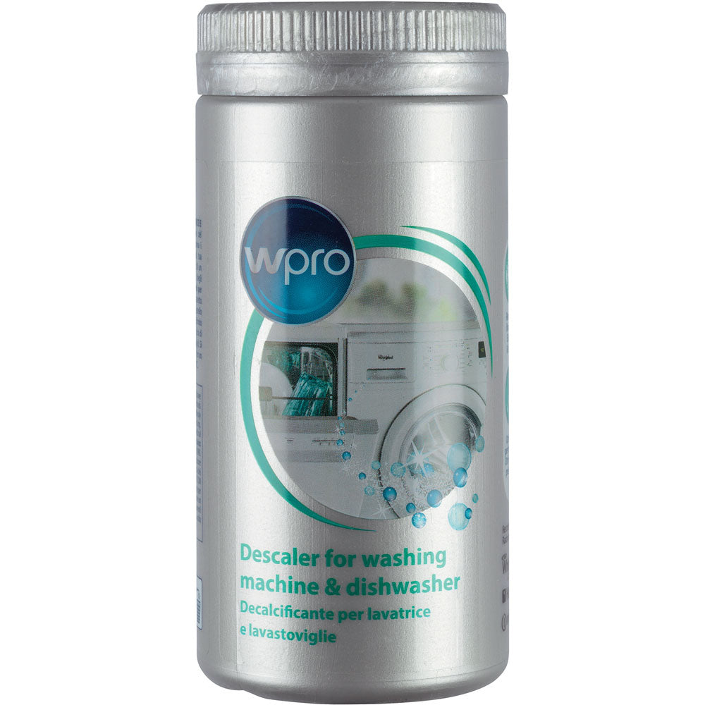 Wpro DES103 Entkalker – für Geschirrspüler und Waschmaschine – Pulver, Kanister – 250 g