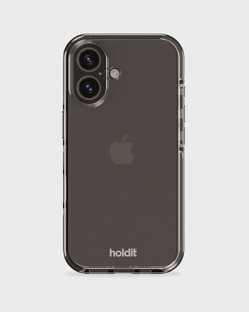 Holdit – Backcover – für Apple iPhone 16 – weiss – TPU – kabelloses Laden, schockresistent