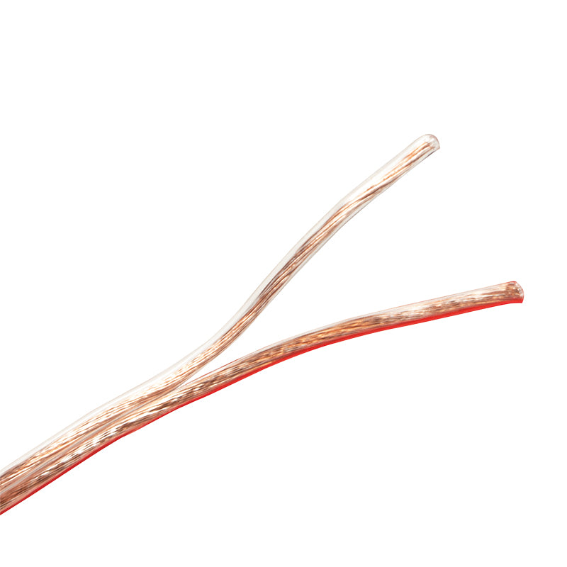 LogiLink Lautsprecherkabel – 100 m, 2×1,5 mm², Transparent