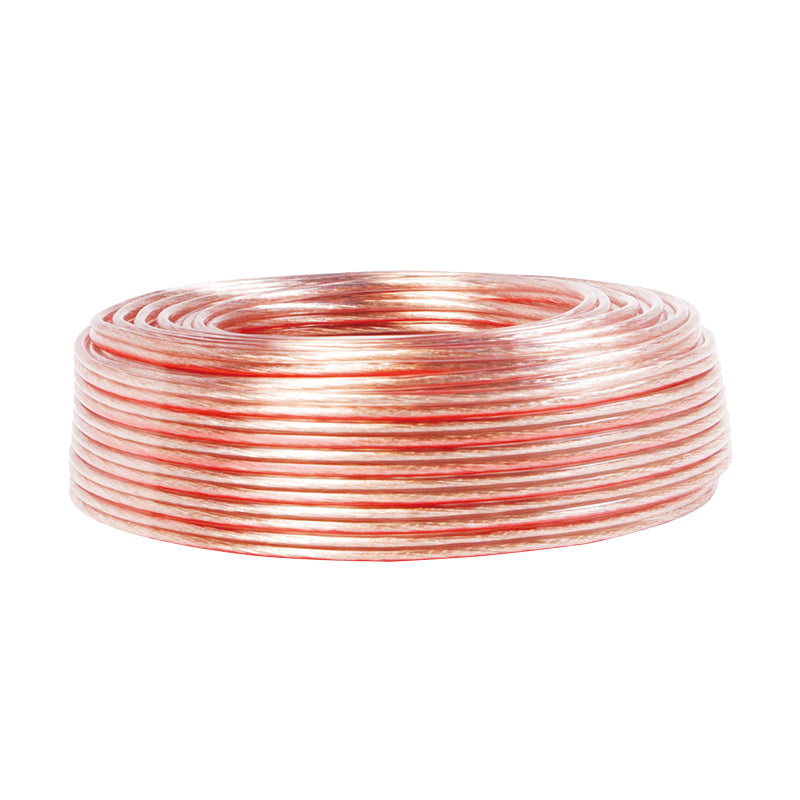 LogiLink Lautsprecherkabel – 100 m, 2×1,5 mm², Transparent