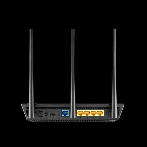 ASUS RT-AC1900U WLAN-Router – Wi-Fi 5 (1,9 Gbit/s), Dual-Band (2,4/5 GHz), 4× LAN, USB