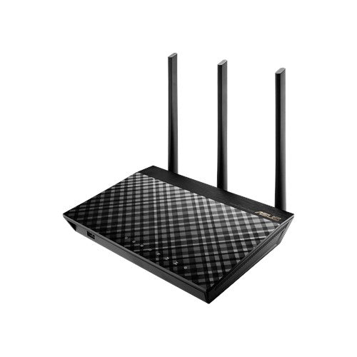 ASUS RT-AC1900U WLAN-Router – Wi-Fi 5 (1,9 Gbit/s), Dual-Band (2,4/5 GHz), 4× LAN, USB
