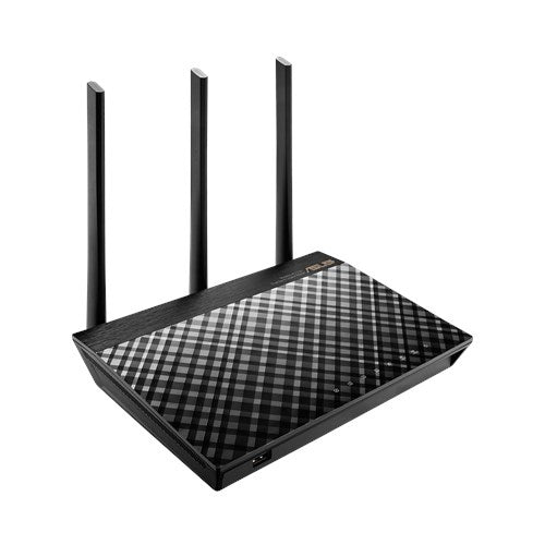 ASUS RT-AC1900U WLAN-Router – Wi-Fi 5 (1,9 Gbit/s), Dual-Band (2,4/5 GHz), 4× LAN, USB