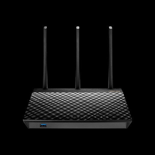 ASUS RT-AC1900U WLAN-Router – Wi-Fi 5 (1,9 Gbit/s), Dual-Band (2,4/5 GHz), 4× LAN, USB