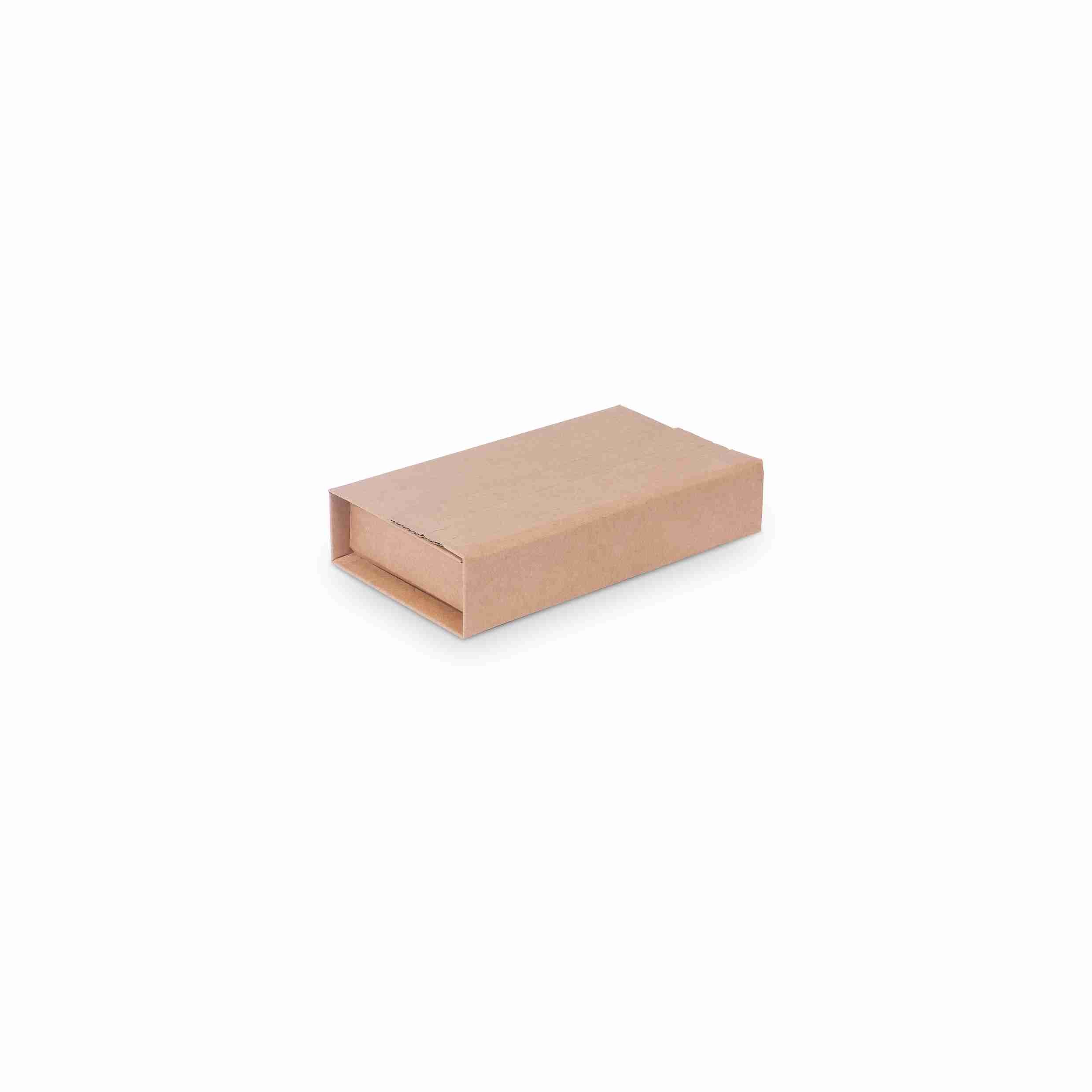 Model Versandkarton – 251 × 165 × 60 mm, braun, Wellkarton, selbstklebend – 1 Palette (1'800 Stk.)