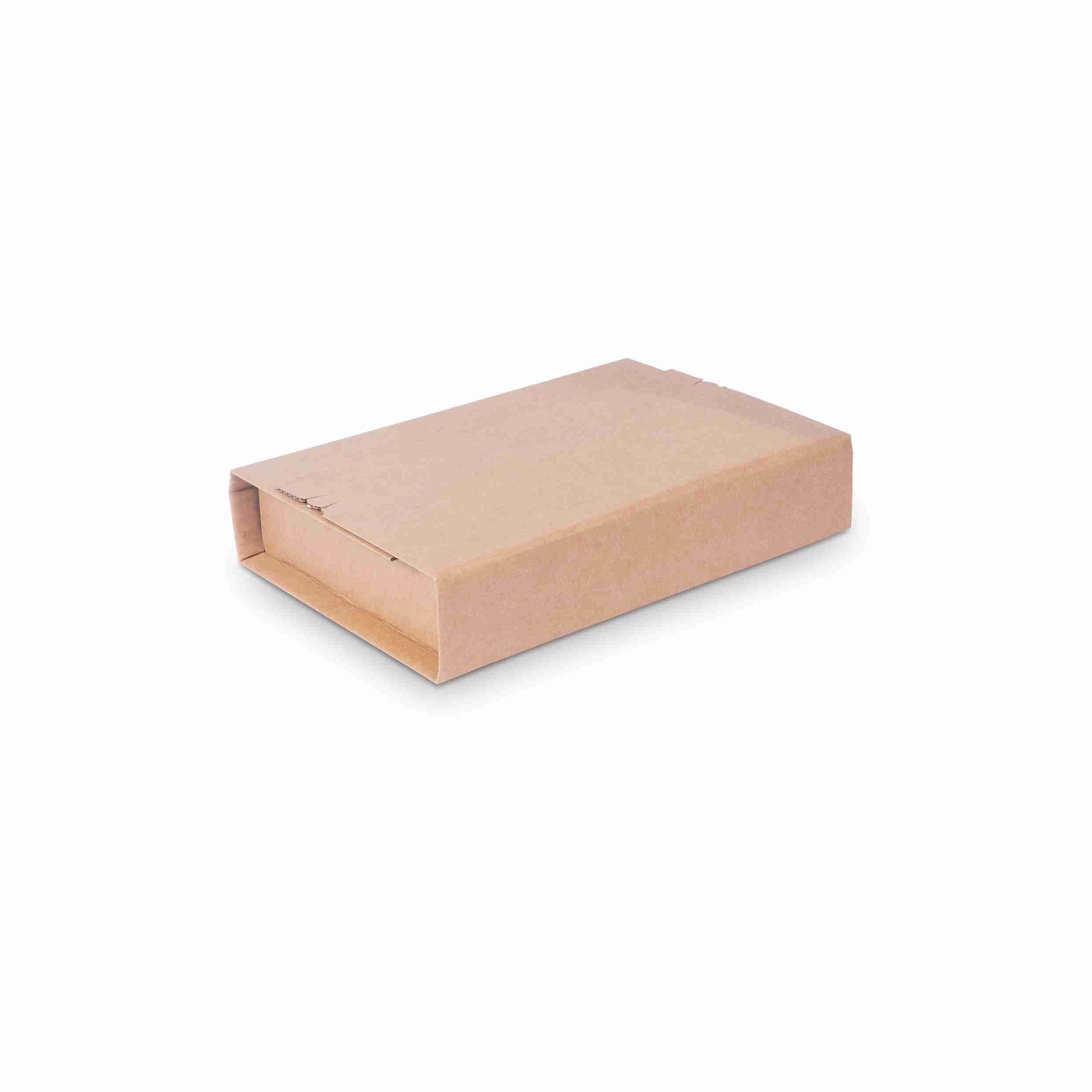 Model Versandverpackung – 325 × 250 × 80 mm, braun, Wellkarton, selbstklebend – 1 Stk., ab 300 Stk.