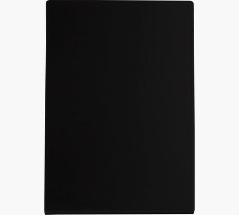 Exacompta Tisch-Namensschild – 105 × 150 × 46 mm – Polystyrol – Schwarz