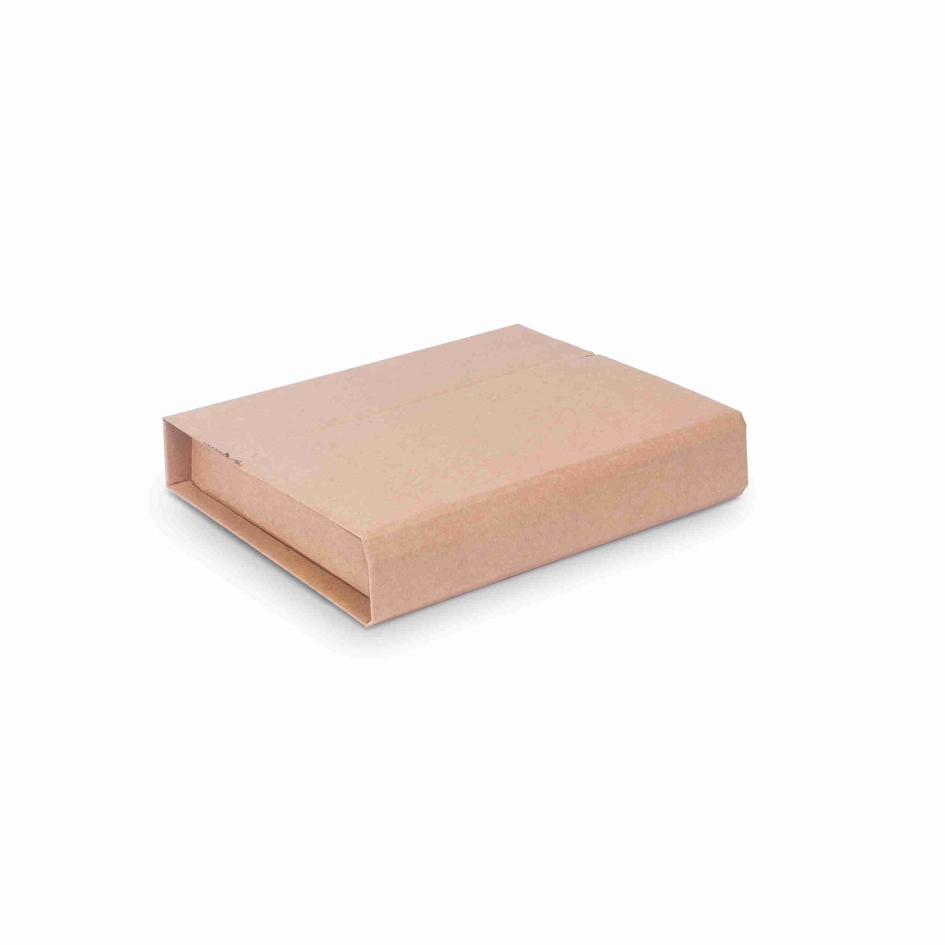 Model Versandkarton – 230 × 165 × 70 mm, braun, Automatikboden, selbstklebend – 1 Stk., ab 20 Stk.