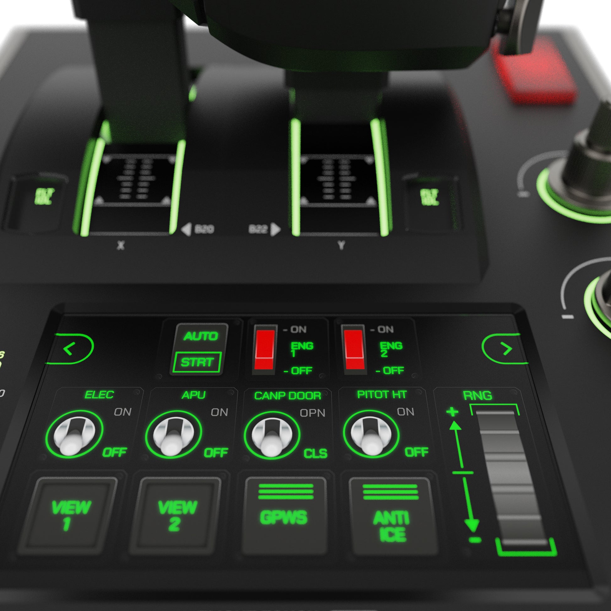 Turtle Beach VelocityOne Flightdeck – Joystick – USB (kabelgebunden), Schwarz, für PC (Windows 10, Windows 11)