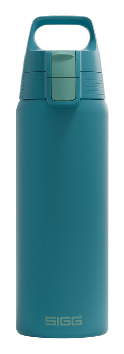 SIGG Trinkflasche 750 ml – Edelstahl, Weithals, Klappdeckel, Blau
