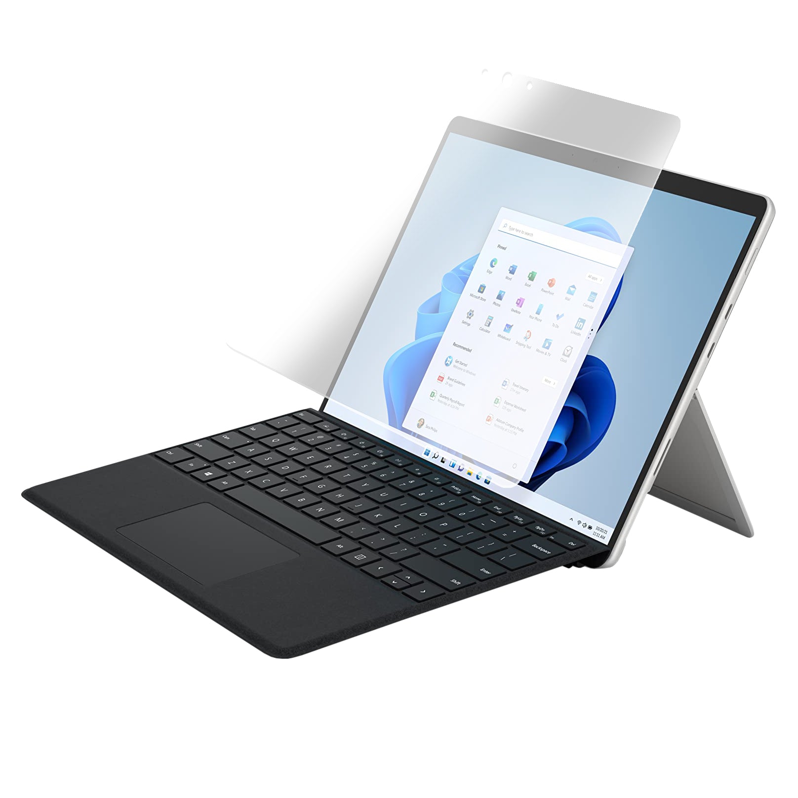 InfoCase Panzerglas für Surface Pro 8–9 13" – 9H, Anti-Fingerprint