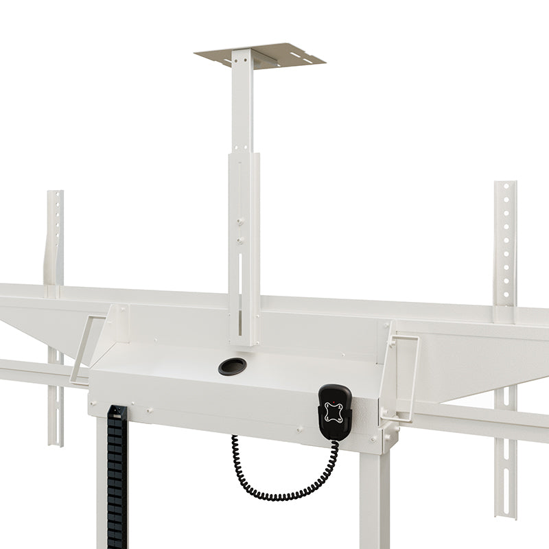 Hagor Wandlift (bodenstehend) – 46–65" – VESA 400×400–600×400 – bis 120 kg, motorisiert, für 2 Displays