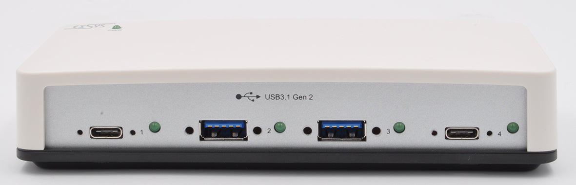 EXSYS EX-1250V USB-Hub – 2× USB-A, 2× USB-C, für Windows/Mac/Linux
