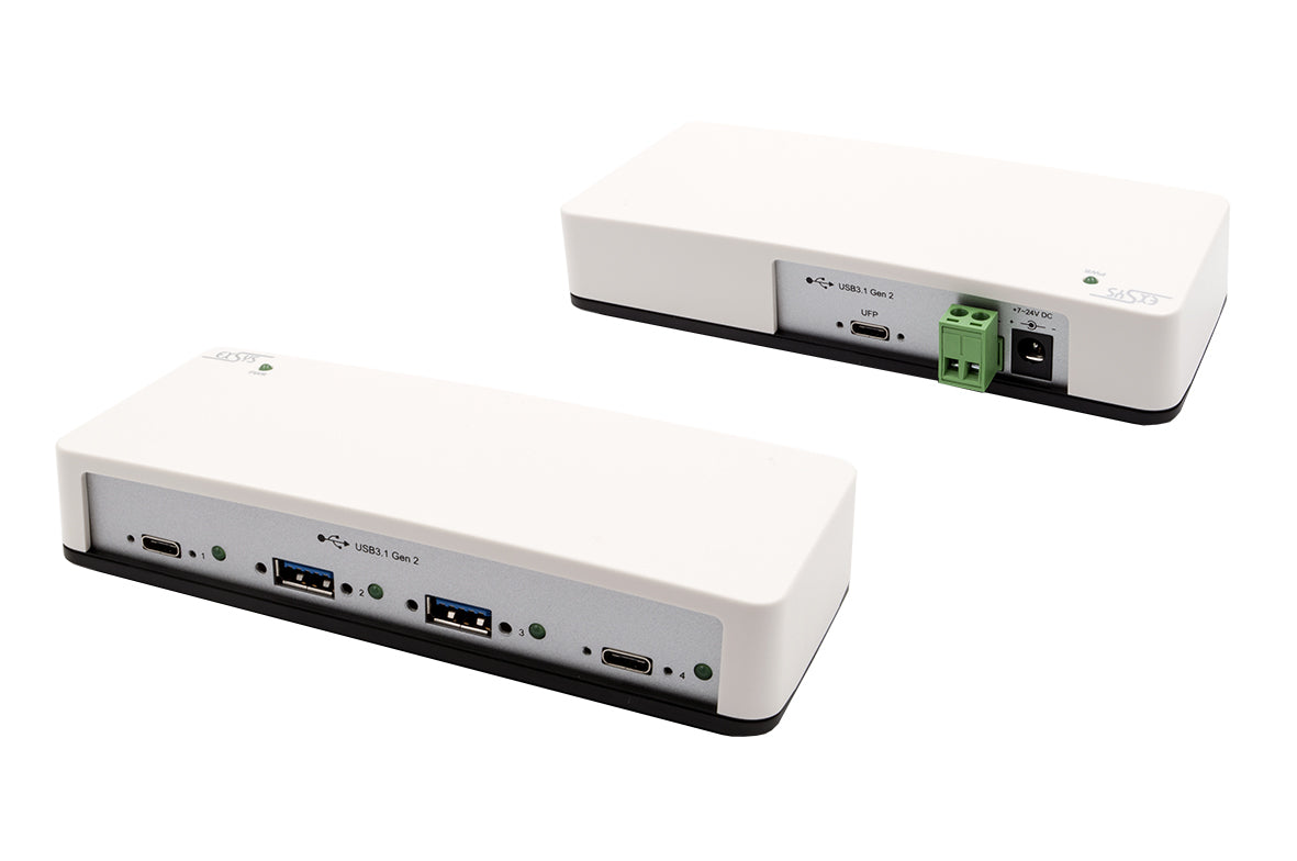 EXSYS EX-1250V USB-Hub – 2× USB-A, 2× USB-C, für Windows/Mac/Linux