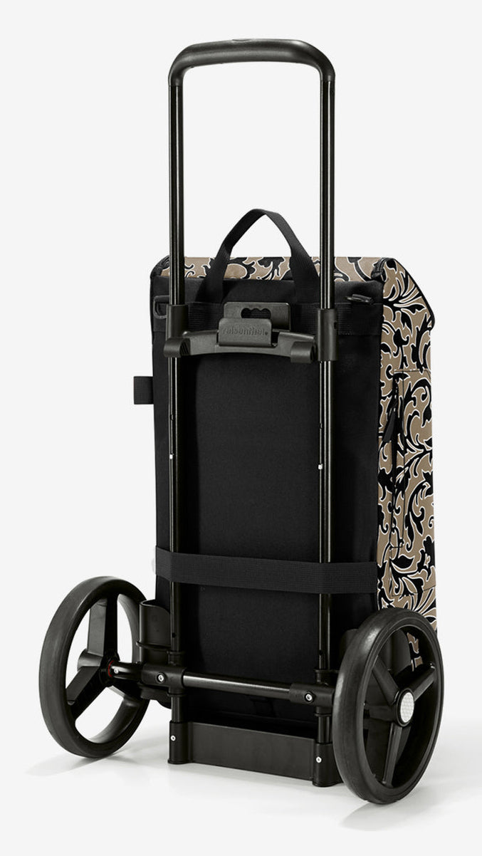 Reisenthel Stofftasche, Polyester, Motiv Baroque Marble, 340×600×240 mm, mit 2 Rädern