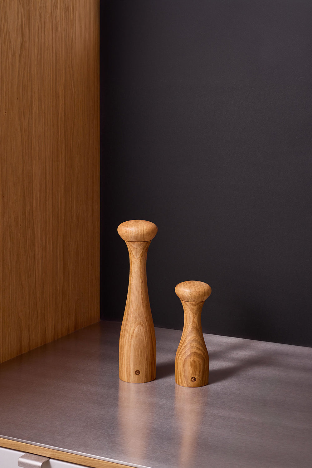 CrushGrind Salz-/Pfeffermühle 19 cm, Holz, Eiche