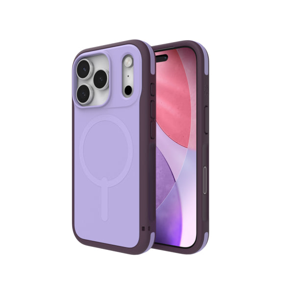 ZAGG Sedona Snap Backcover – für Apple iPhone 17 Pro, MagSafe, Graphen, Violett, bis 4 m Sturzsicher