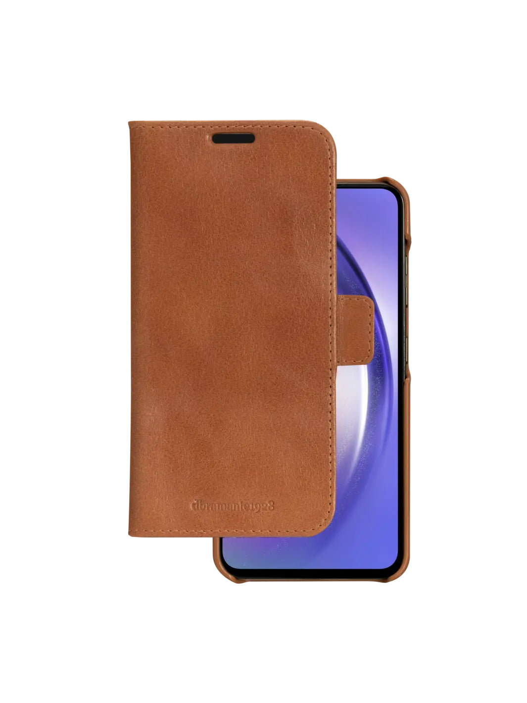 dbramante1928 Lynge Wallethülle – für Samsung Galaxy A54, 3 Kartenfächer, Leder, Beige, RFID-beständig
