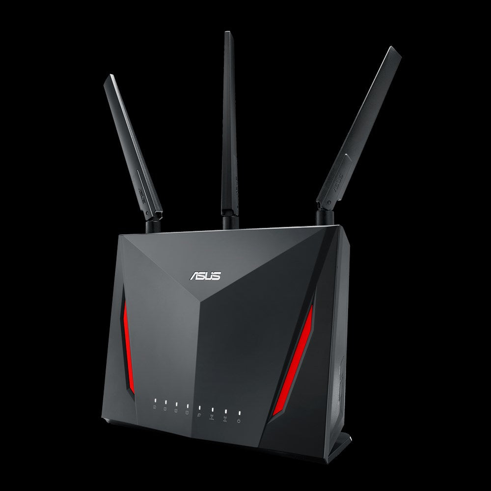 ASUS RT-AC2900 – WLAN-Router, Wi-Fi 5, bis 2917 Mbit/s, 4x RJ-45, 1x USB 3.2 Gen1, 1x USB 2.0