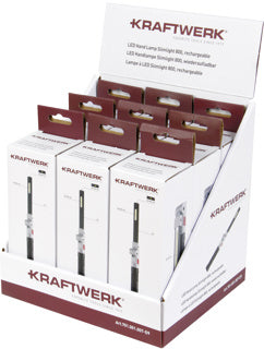 KRAFTWERK Taschenlampe Slimlight 800 – 800 lm, dimmbar, Akku