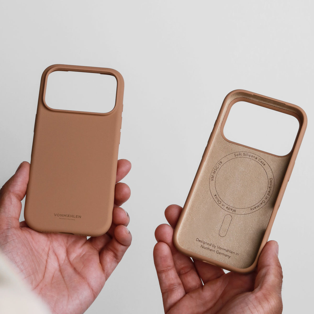 Vonmählen Backcover – für Apple iPhone 17 Pro Max – braun – Silikon – MagSafe-kompatibel
