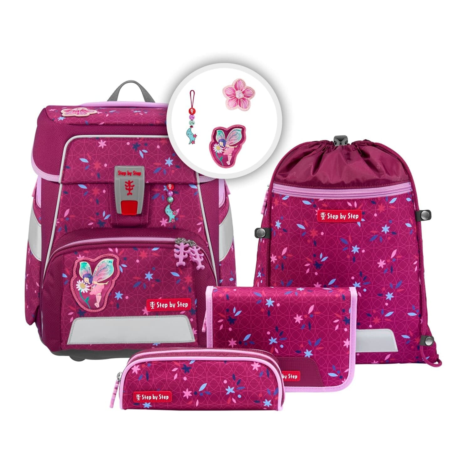 Step by Step Schulrucksack Space – 5-teilig – Fairy Freya