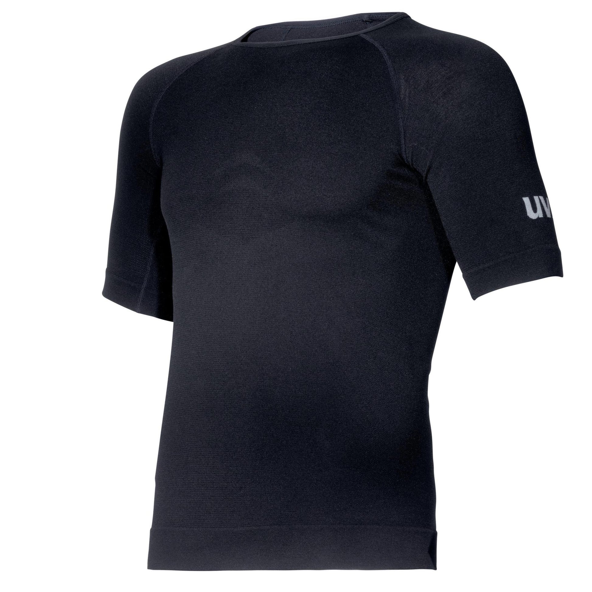 Uvex Kurzarm-Funktionsshirt Modell 7484 – S – Schwarz, nahtlos, OEKO-TEX Standard 100