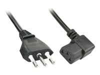 Lindy Netzkabel, IEC, abgewinkelt, 2 m