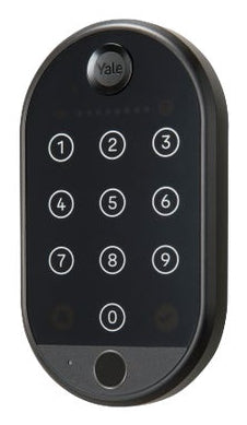 Yale Smart Keypad 2 Zugangskontrollleser – Fingerabdruck, Tastenfeld, BT, IP55, Batteriebetrieb, Wandmontage, Schwarz