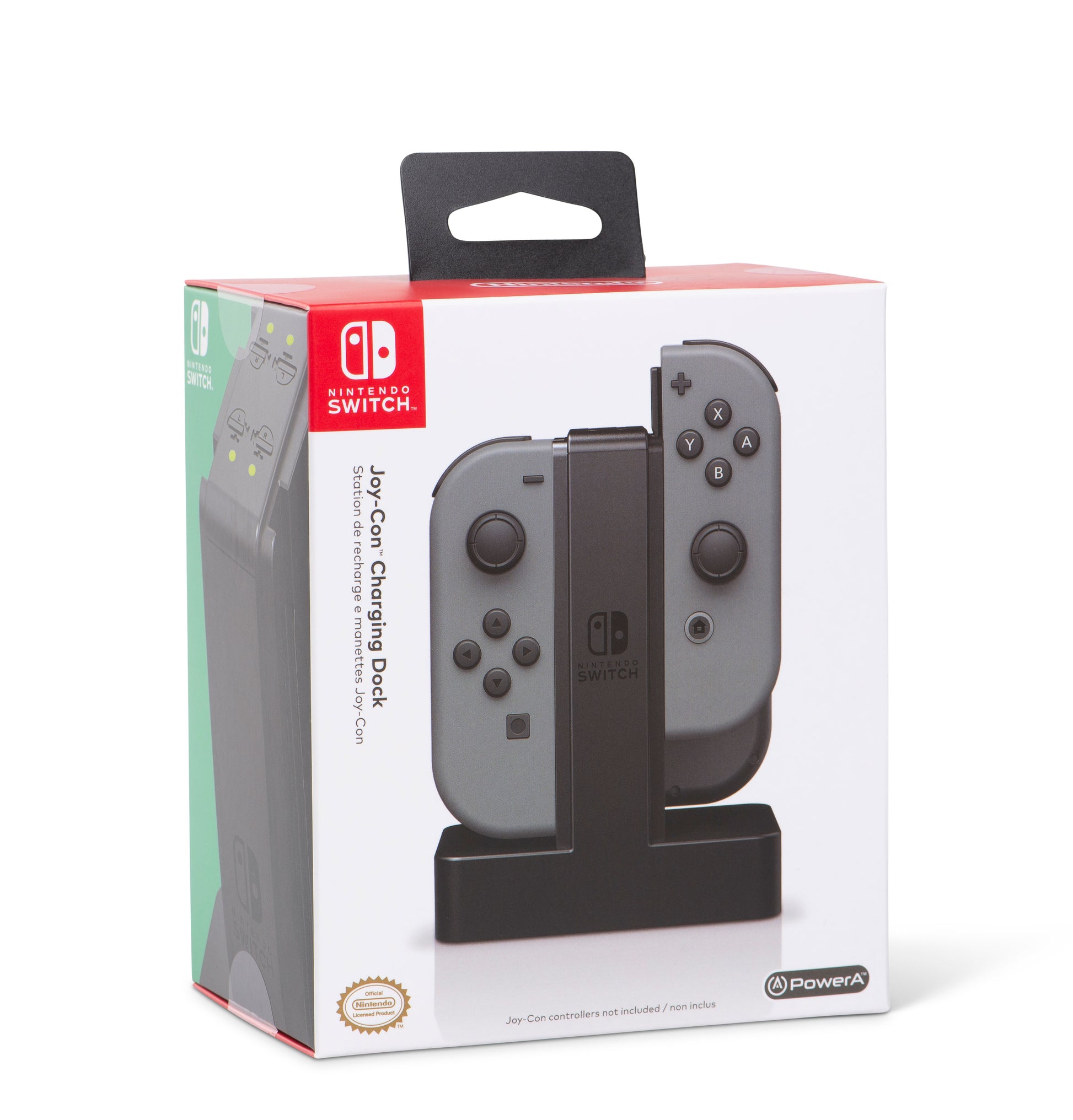 PowerA Joy-Con Ladestation – Ladestation für Nintendo Switch, lädt 4 Joy-Con gleichzeitig, Schwarz