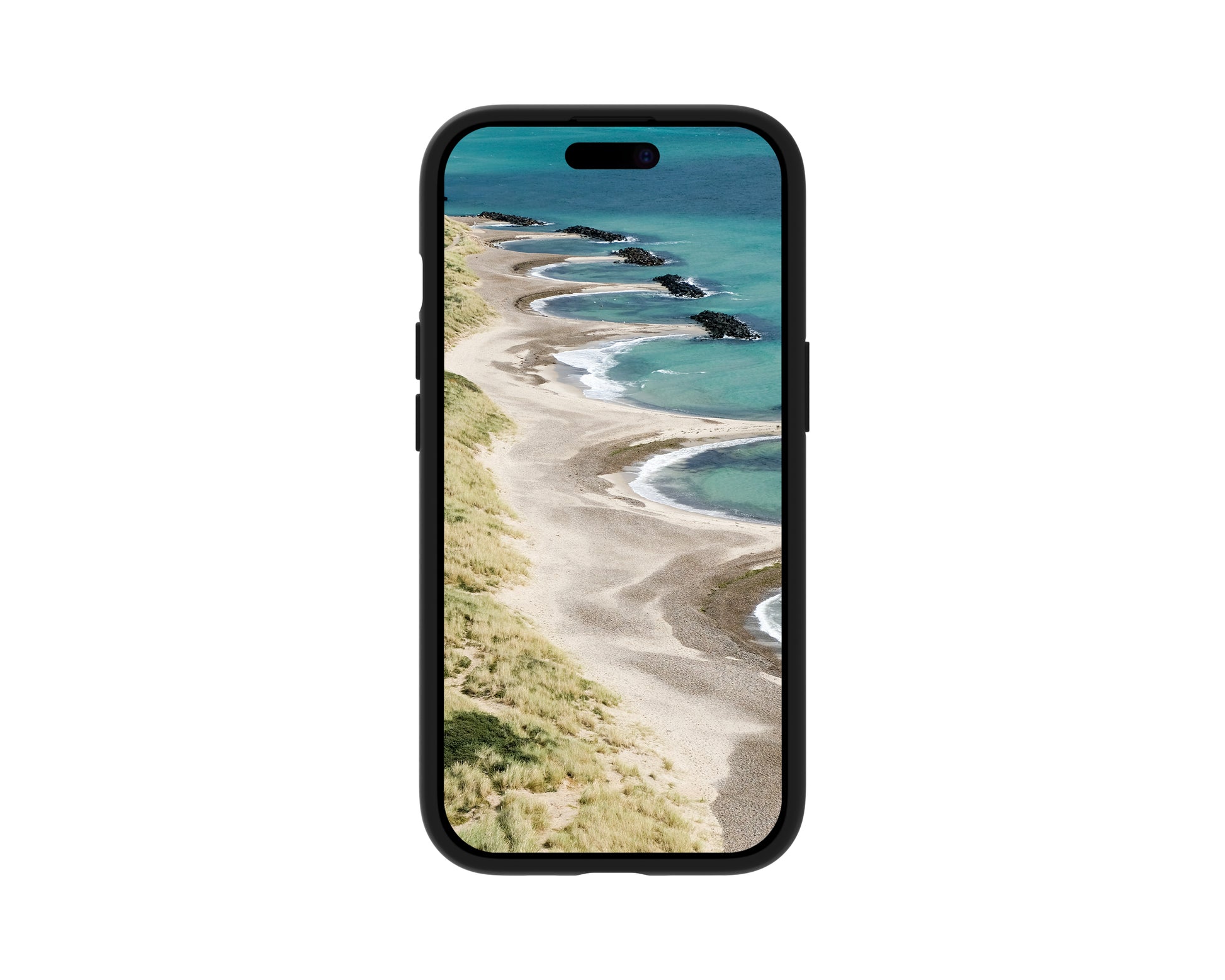 dbramante1928 Grenen MS – Backcover – für Apple iPhone 15, MagSafe, Kunststoff, Schwarz, schlagfest