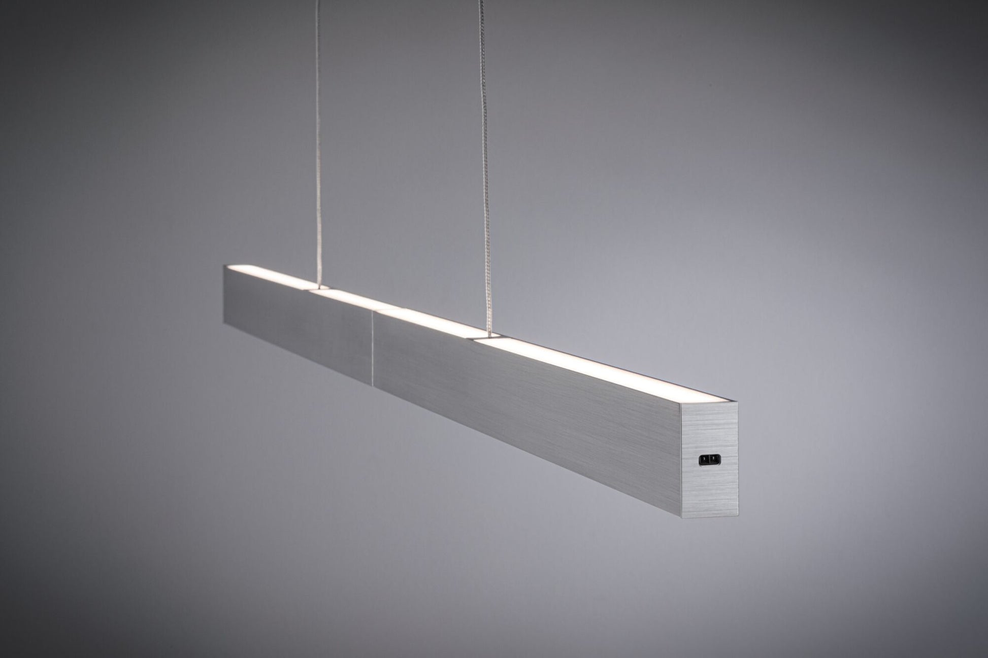 Paulmann Pendelleuchte Aptare – 180 × 5 × 150 cm, 4100 lm, 16,5 W, 2700 K, dimmbar, weiss, festverbaut