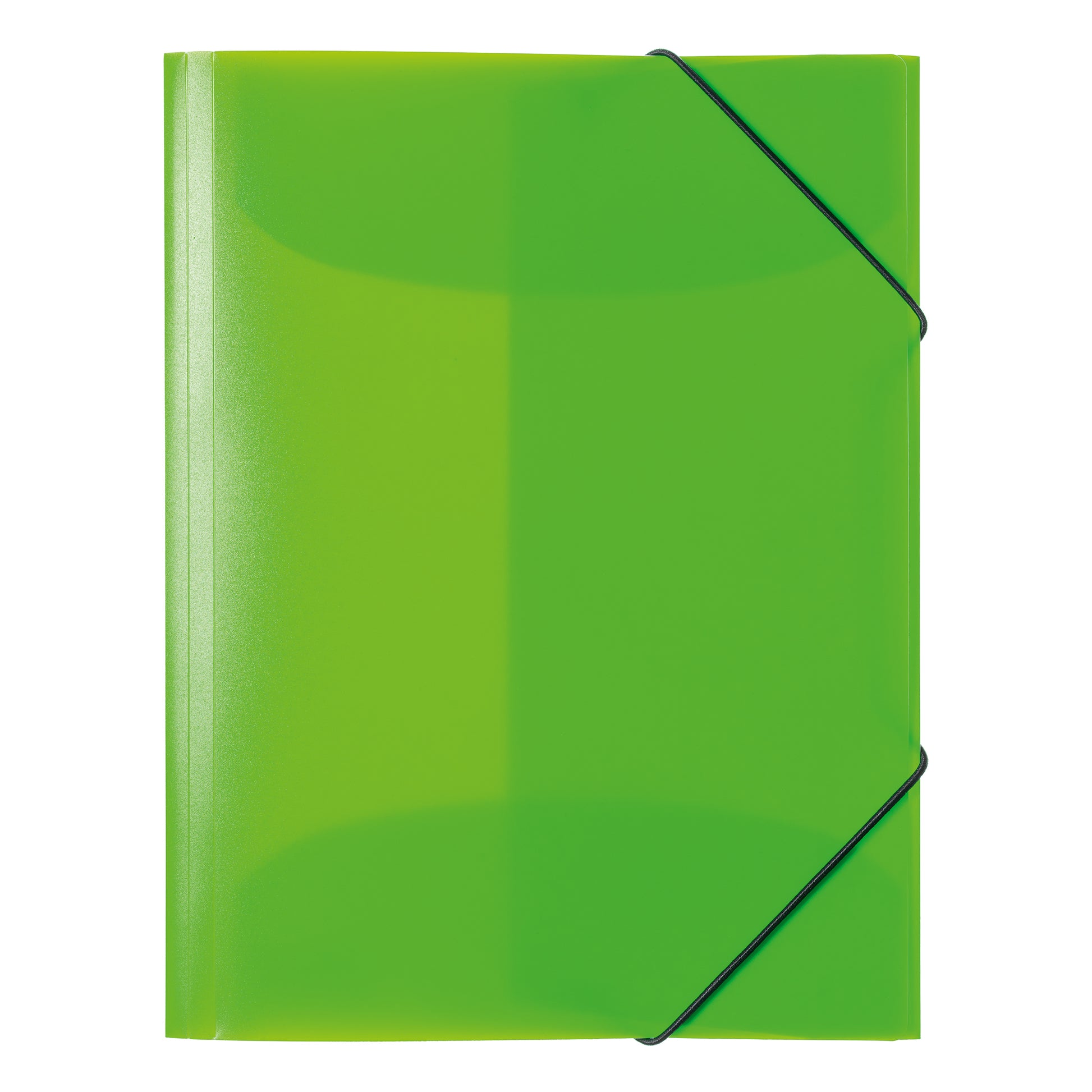 HERMA Sammelmappe für A4, Kunststoff, Grün, mit Gummizug