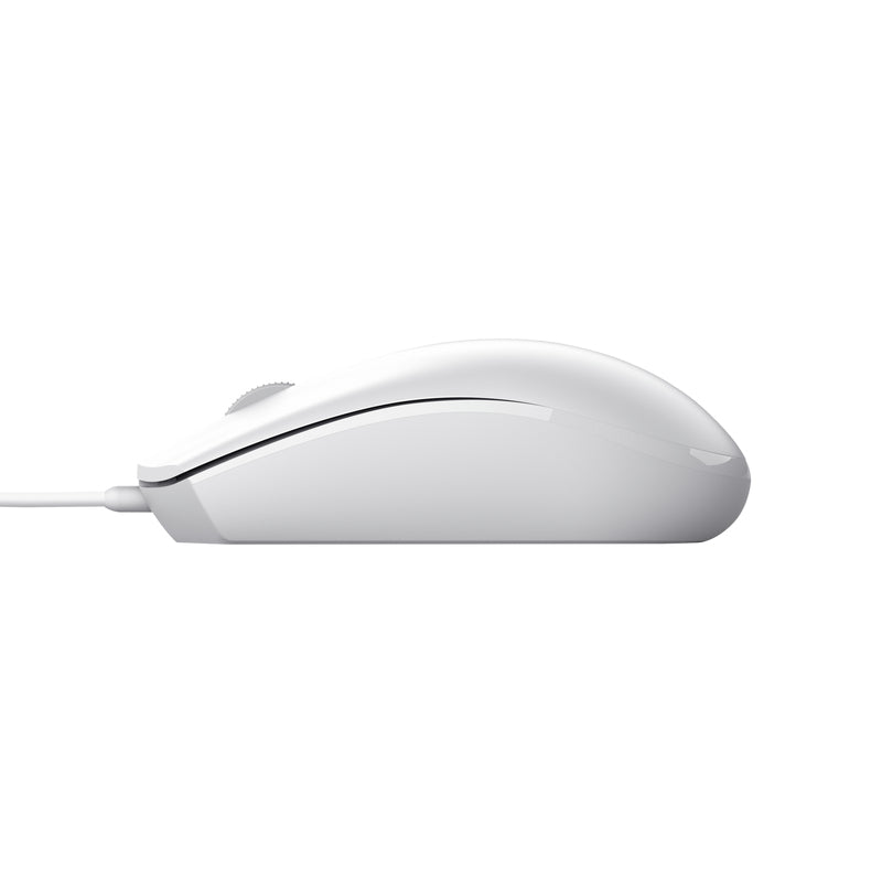 Trust TM-101W ECO für Business – Maus – Kabelgebunden (USB-A), 1200 DPI, beidhändig, Weiss