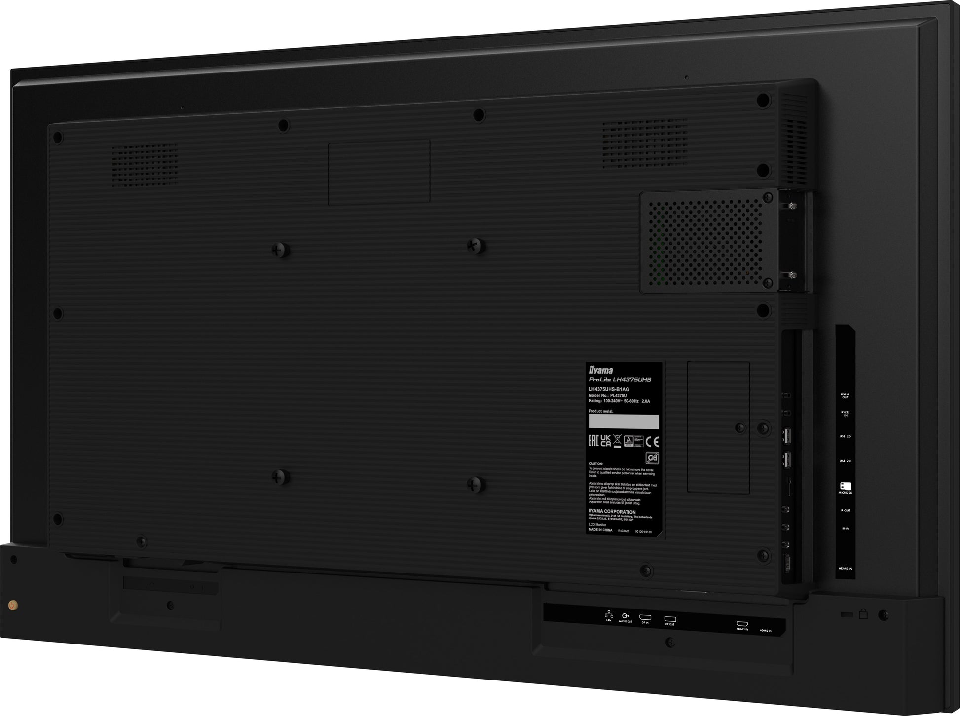 iiyama ProLite – Signage-Display, 31,5", Full HD, 500 cd/m², 24/7, IPS